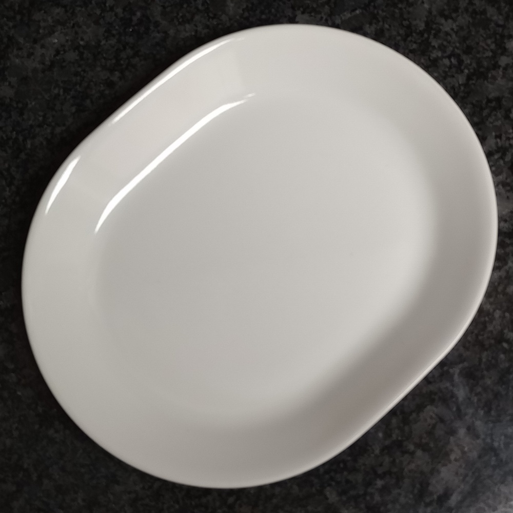 Corelle by Corningware Platter Meat/Appetizer 12.25"x 10"  Sandstone/Beige